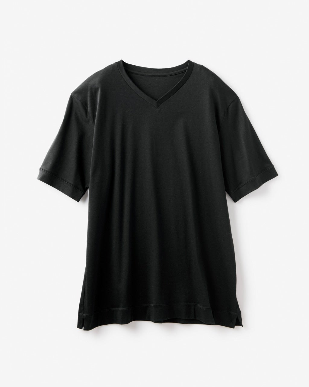 d.i.a VネックTシャツ 黒 ハイクオリティーVネックTシャツ/DoCLASSE