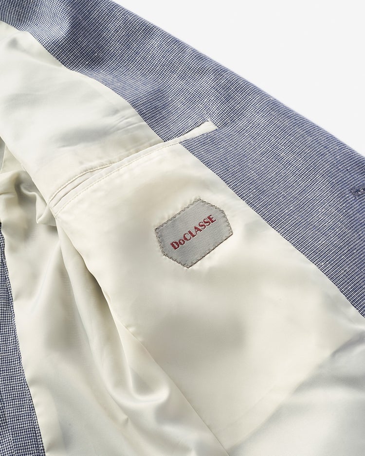 リネンブレンド・ストレッチジャケット 詳細画像 ブルー 2