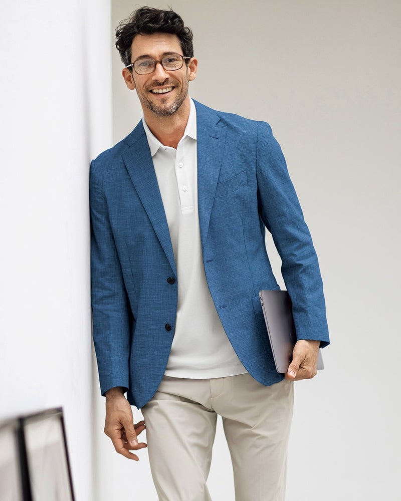 リネンブレンド ストレッチジャケット 40代50代からのレディース メンズファッション通販 Doclasse ドゥクラッセ