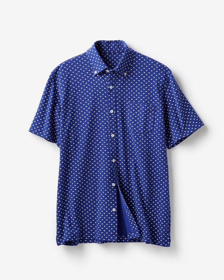 サマークリーンBDシャツ 詳細画像 ブルー・パターン 1