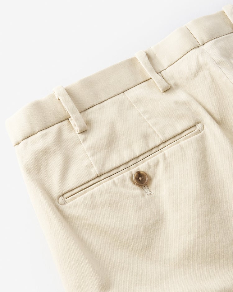 ウエストストレッチパンツ/ノータック 詳細画像 オフホワイト 3