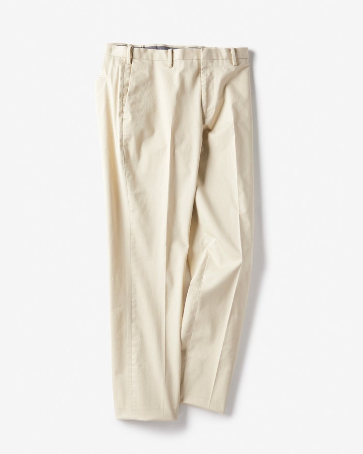ウエストストレッチパンツ/ノータック 詳細画像 オフホワイト 5