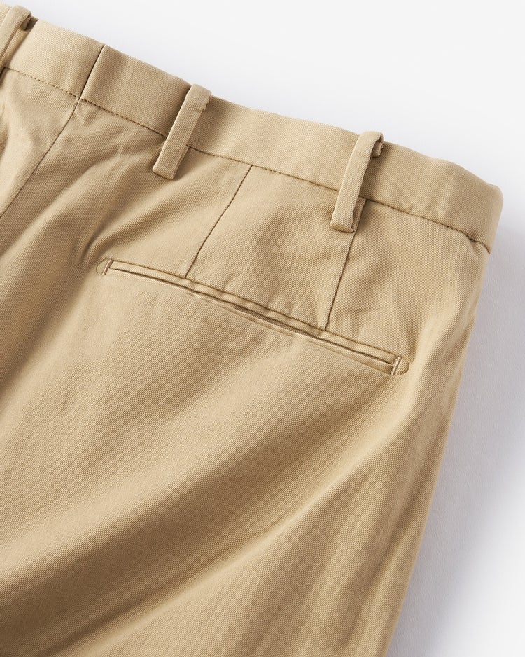 ウエストストレッチパンツ/ノータック 詳細画像 ベージュ 3