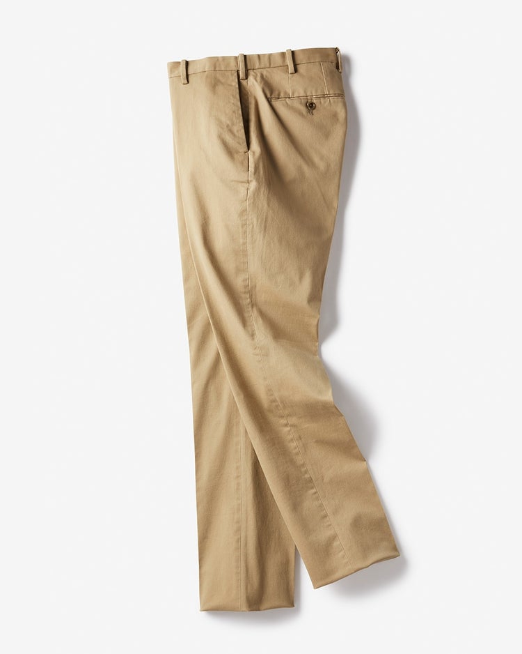 ウエストストレッチパンツ/ノータック 詳細画像 ベージュ 5