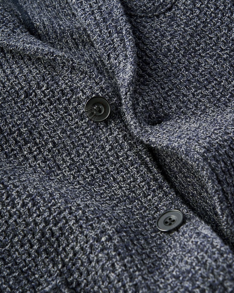 ハニカムニットジャケット 詳細画像 ミッドナイトブルー 2