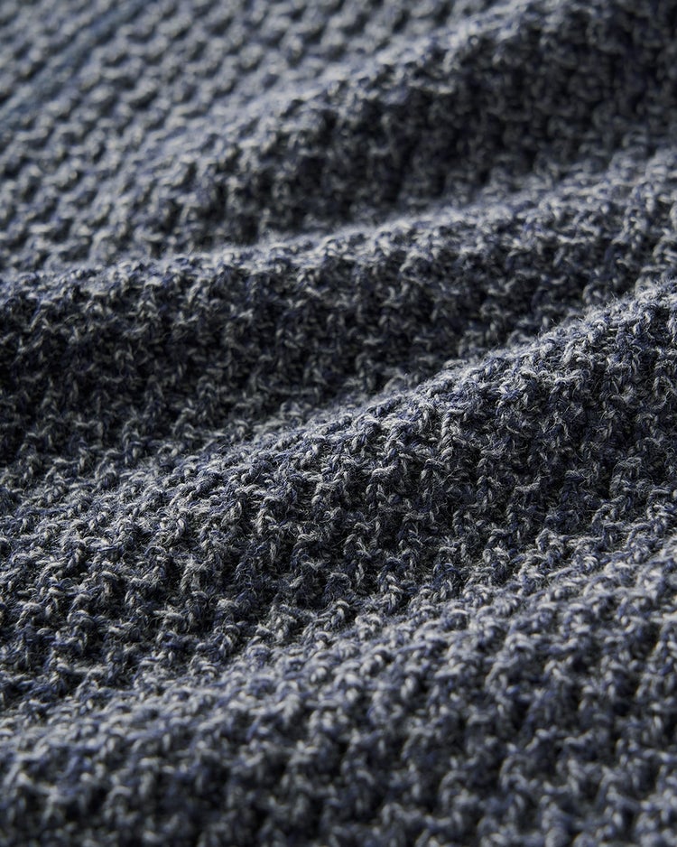ハニカムニットジャケット 詳細画像 ミッドナイトブルー 3