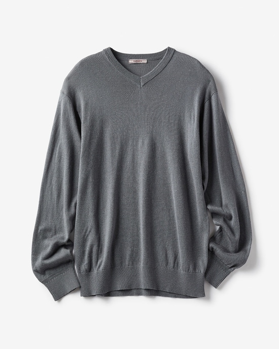 ウォームキープVネックセーター