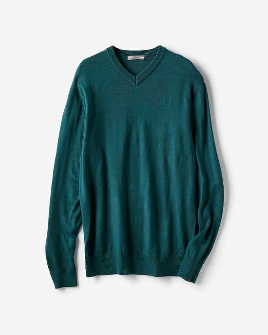 ウォームキープVネックセーター