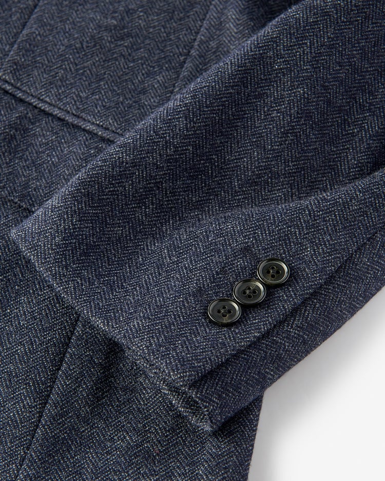 ジャガード編ストレッチジャケット 詳細画像 ネイビーパターン 5