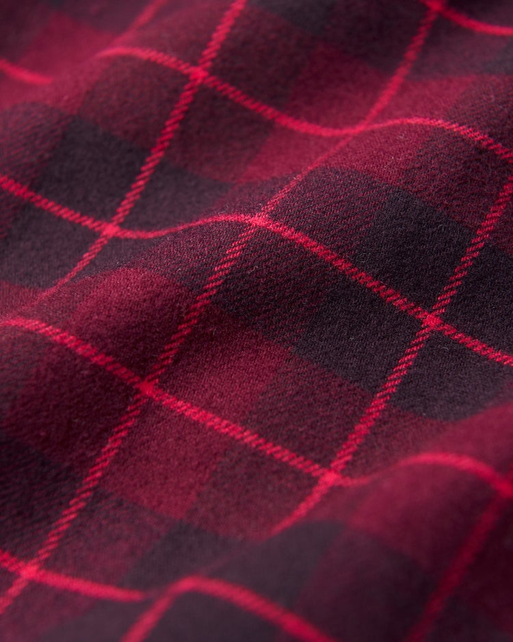 ヘビーネルWポケットシャツ 詳細画像 ボルドー 3