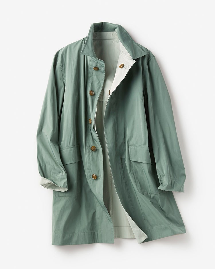 二重織ステンカラーパッカブルコート 詳細画像 カーキ 1