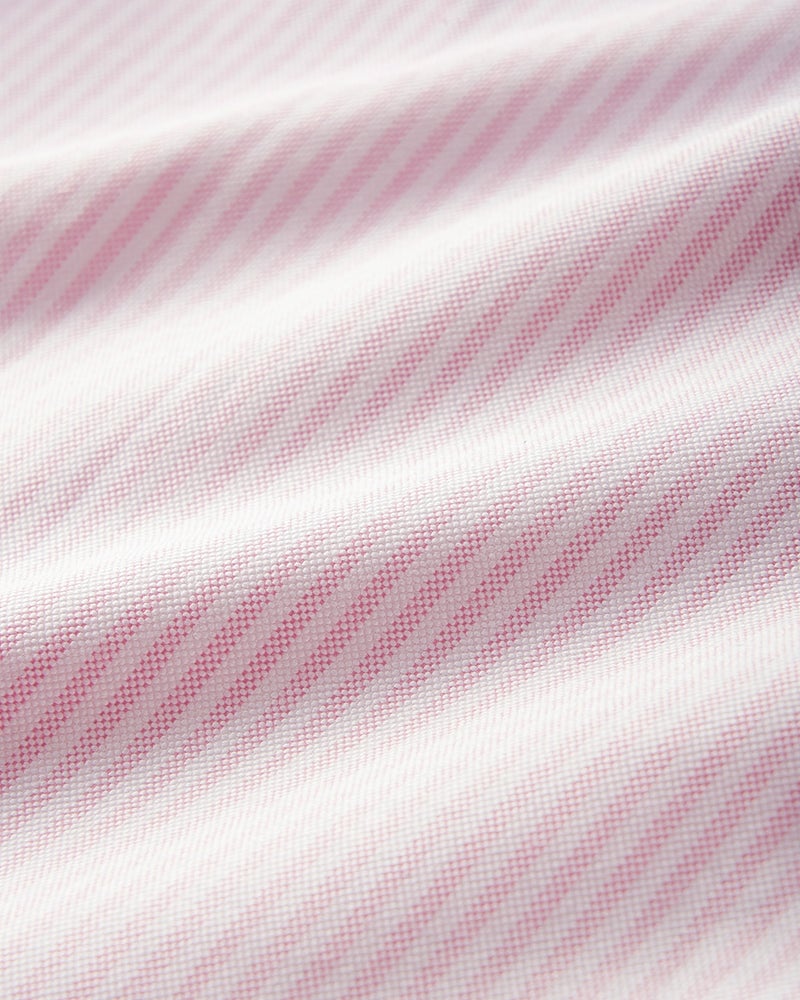 ピュアファインシャツ長袖レギュラー襟／スタンダード 詳細画像 ピンクストライプ 3
