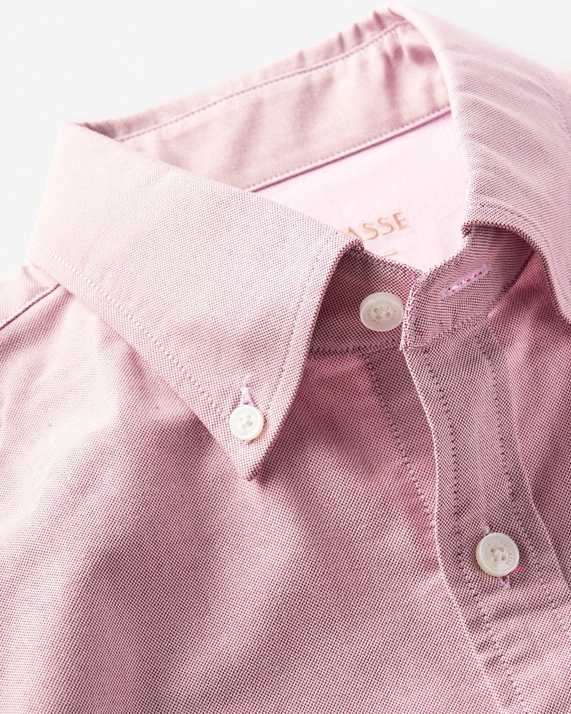 ピュアファインシャツ長袖ボタンダウン／トールサイズ 詳細画像 ピンク 2
