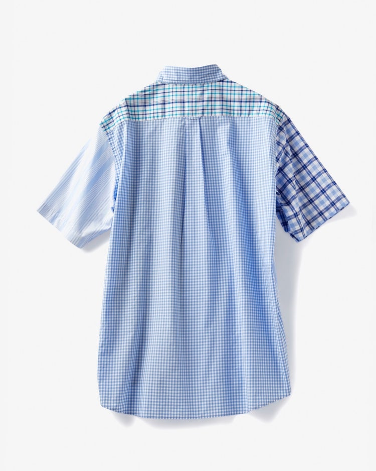 クレイジーパターン半袖シャツ 詳細画像 ブルー・パターン 5