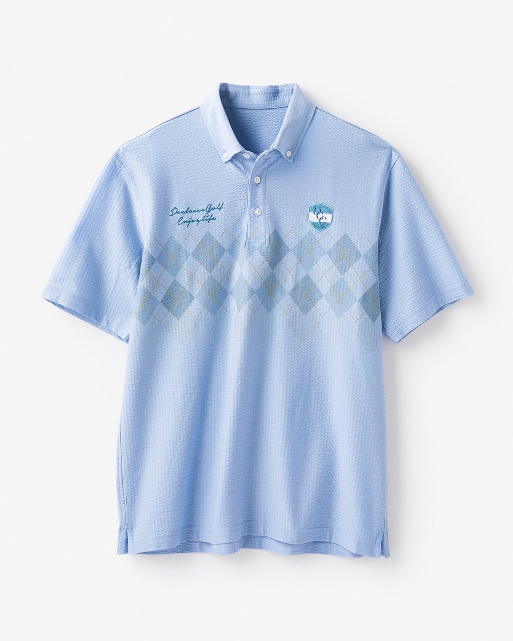 シアサッカーGOLFポロ/40代50代からのメンズファッション通販