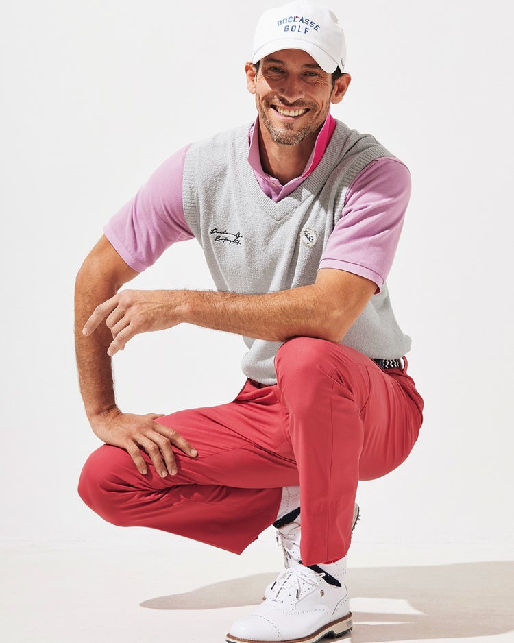 GOLFスーパーストレッチパンツ 詳細画像 ダークレッド 2