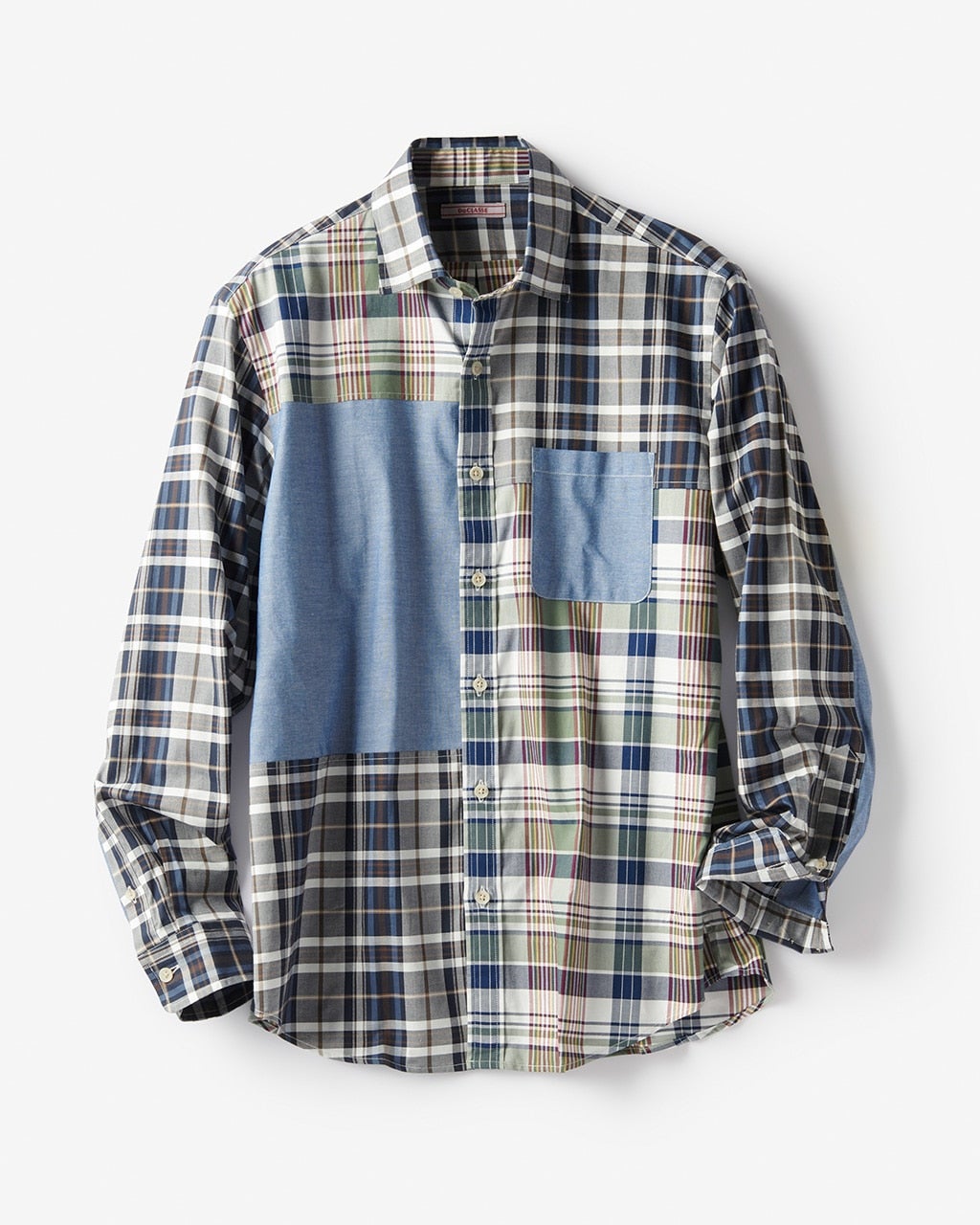 マドラスパッチワークシャツ/40代50代からのメンズファッション通販