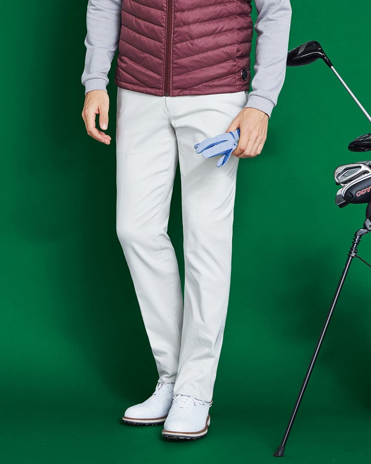 DUNLOP ゴルフパンツ ウールブレンド グレー 76