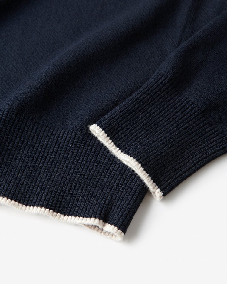 ソリストヒート・タートルニット 詳細画像 ネイビー 2
