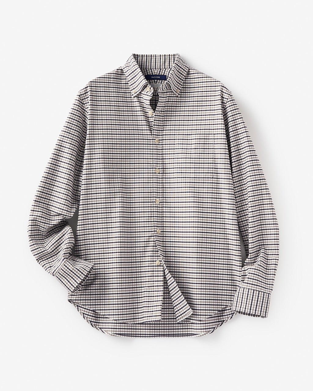 doclasse purefine メンズ　シャツ　xxl ピュアファインシャツ/ボタンダウン/40代50代からのメンズ