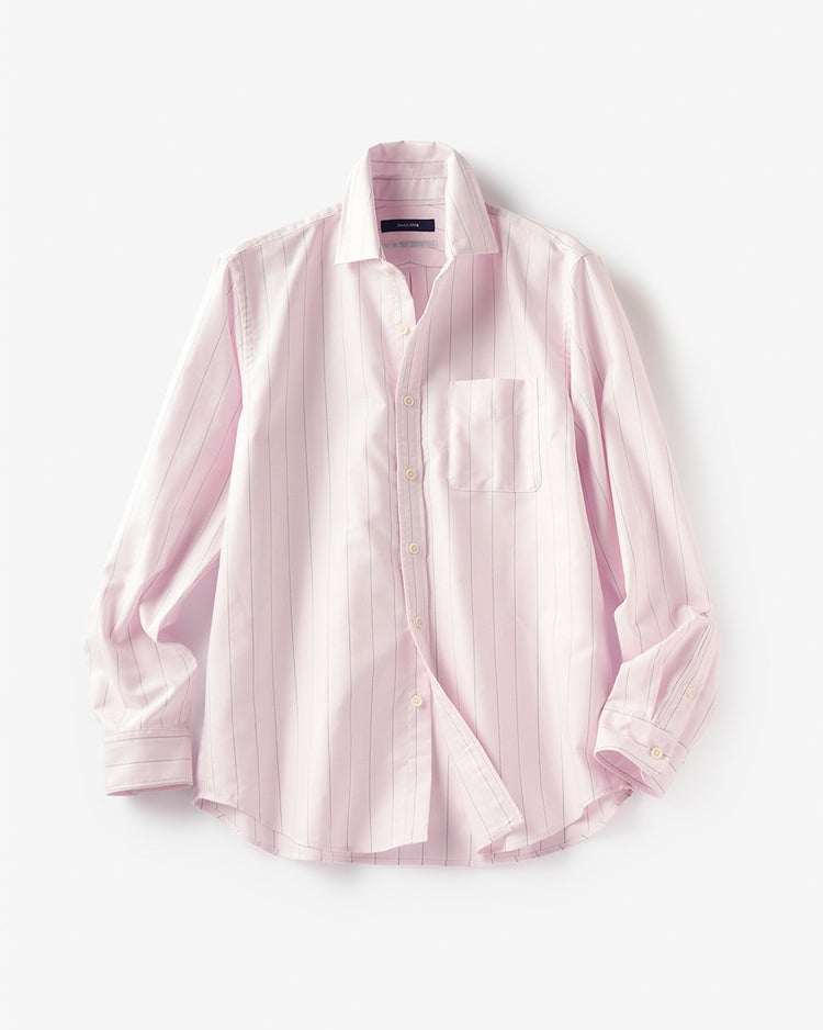 ピュアファインシャツ/レギュラー襟 詳細画像 ピンク・パターン 1