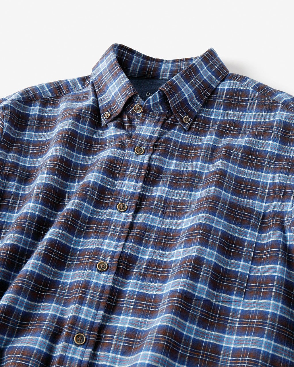 ダブル起毛フランネルシャツ/ボタンダウン/40代50代からのメンズ