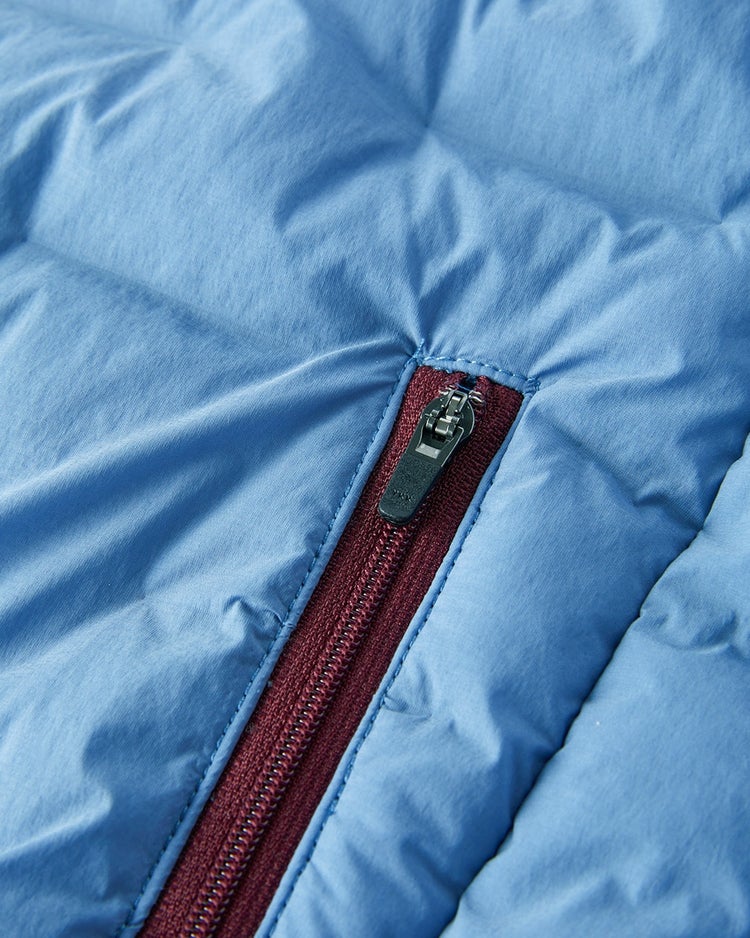 ステッチレス中綿ブルゾン 詳細画像 スカイブルー 3