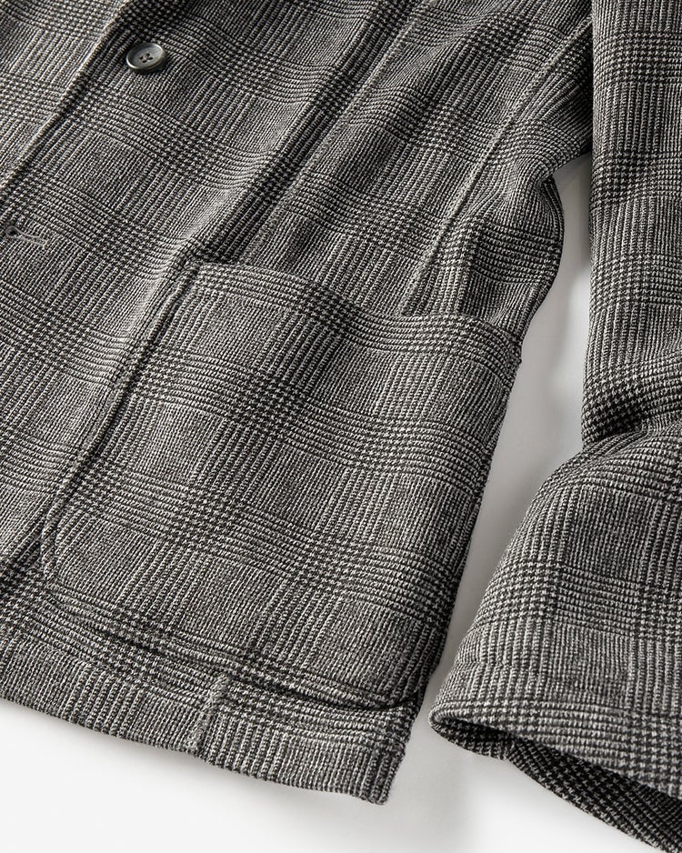 ニットフリースジャケット 詳細画像 グレンチェック 3