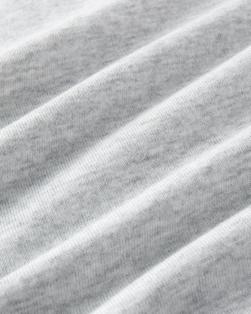 ロゴ防風裏地ニットクルーネック 詳細画像 グレー 9