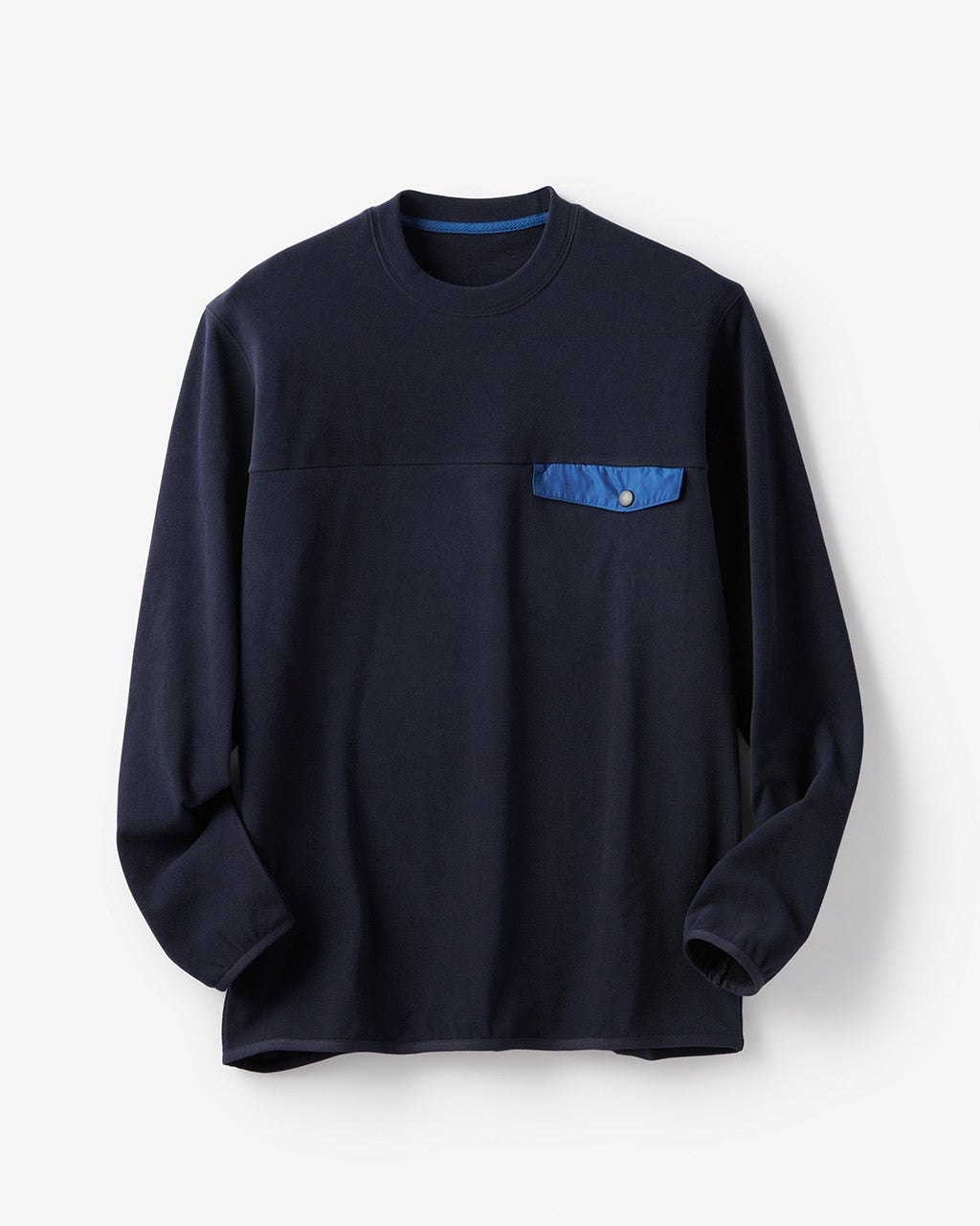 フリース　クルーネック　NAVY