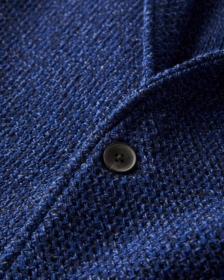 ハニカムニットジャケット・レギュラーサイズ 詳細画像 ブルー 3