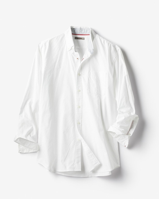 ナチュラルオックスシャツ長袖/ボタンダウン