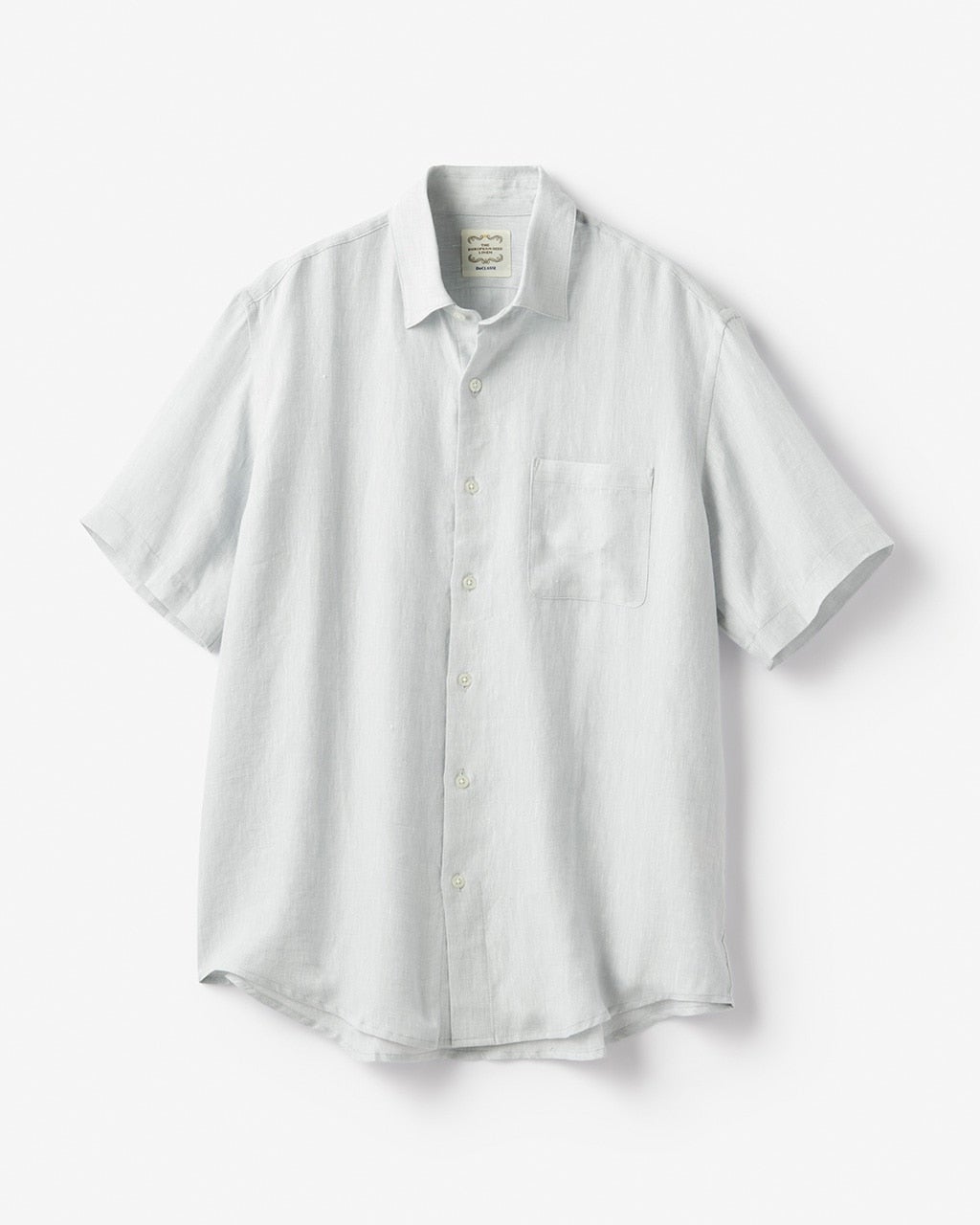 リネンシャンブレーシャツ／半袖/40代50代からのレディース・メンズ 