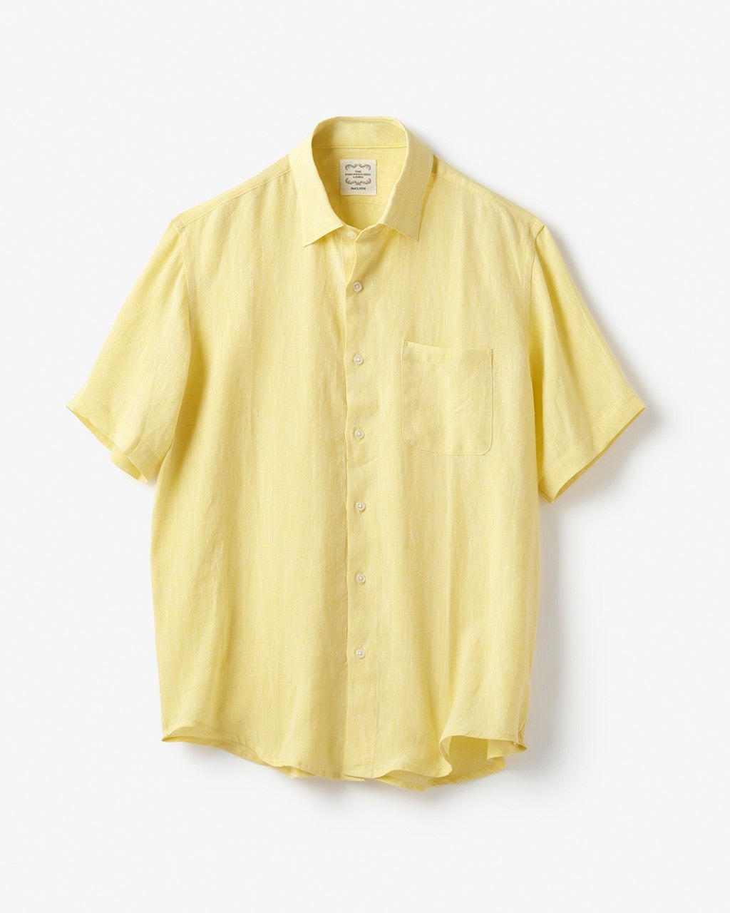 リネンシャンブレーシャツ／半袖/40代50代からのメンズファッション