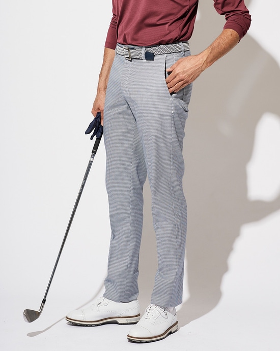 柄コットンツイルGOLFパンツ