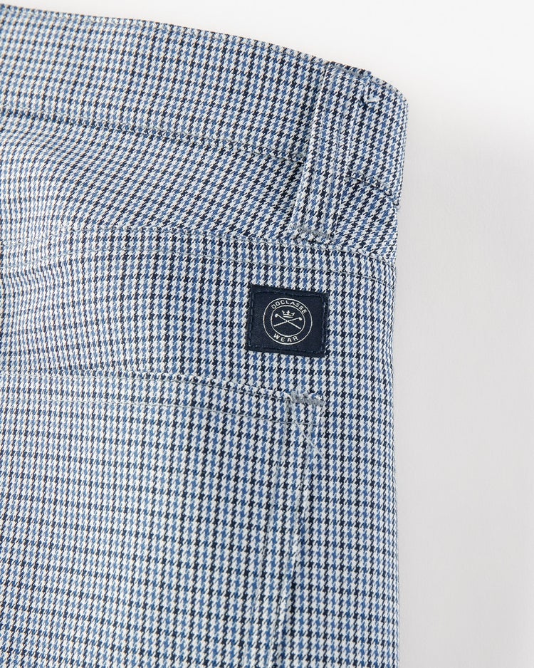 柄コットンツイルGOLFパンツ 詳細画像 ブルー千鳥 6