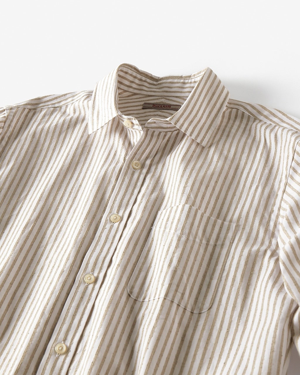 ブークレストライプシャツ/40代50代からのメンズファッション