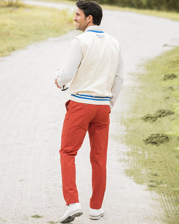 360&deg;ストレッチナイロンGOLFパンツ 詳細画像 コーラルレッド 2