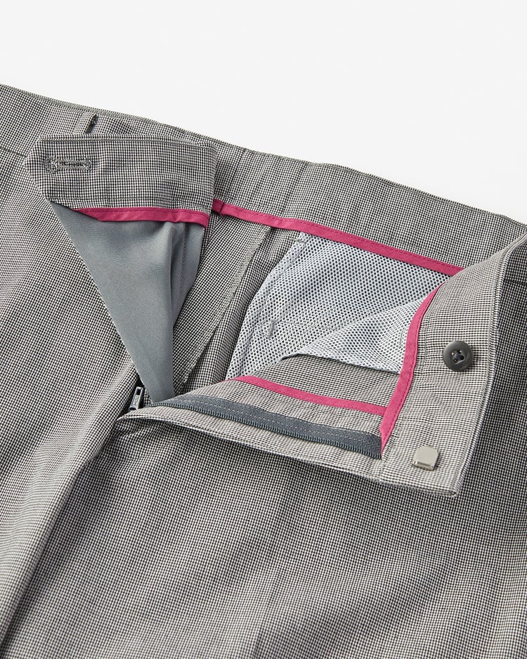 プラスクールパンツ+&alpha;／ノータック 詳細画像 ホワイトｘブラック 3