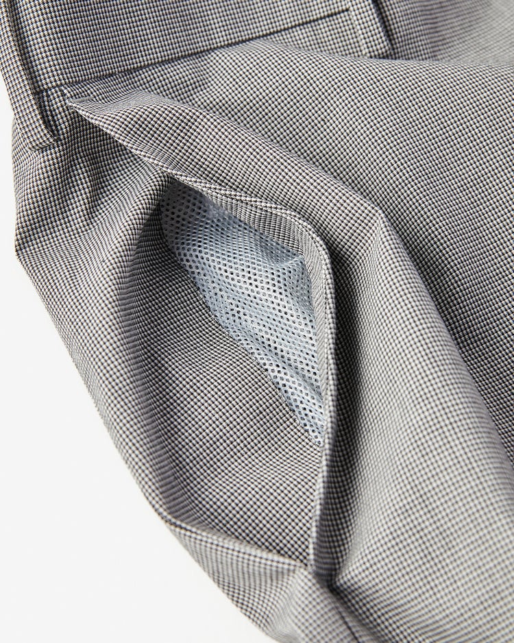 プラスクールパンツ+&alpha;／ノータック 詳細画像 ホワイトｘブラック 4