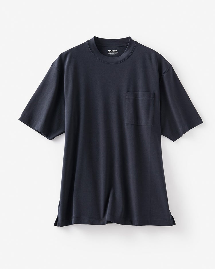 リラックスサイズ／半袖・ドゥクラッセTシャツ 詳細画像 ネイビー 3