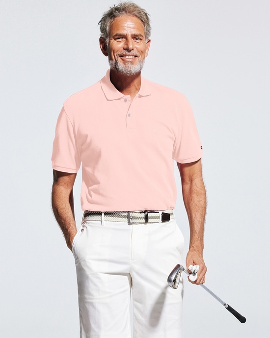 コットン鹿の子GOLFポロ