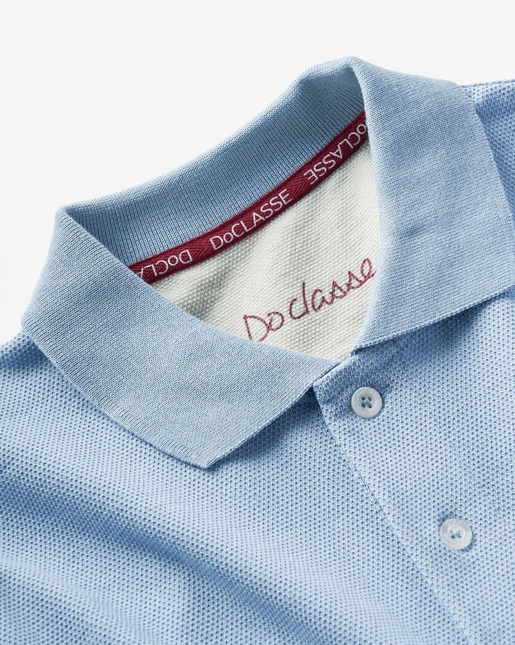 コットン鹿の子GOLFポロ 詳細画像 サックス 2