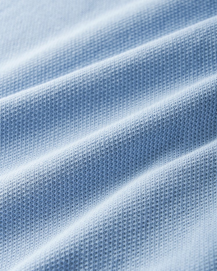 コットン鹿の子GOLFポロ 詳細画像 サックス 5