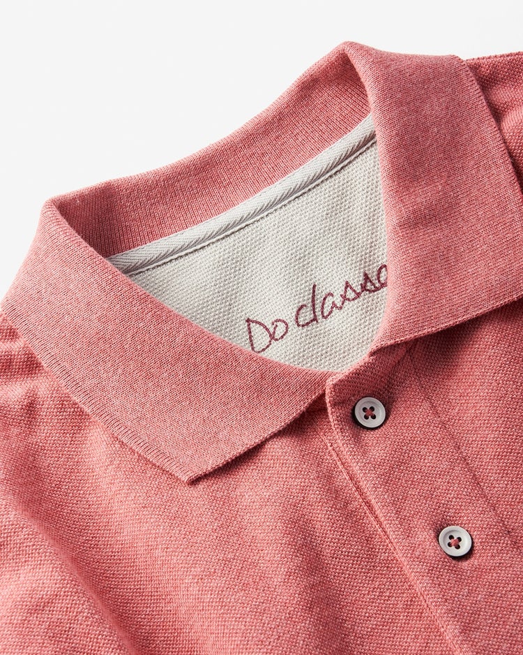 コットンヘザーポロ 詳細画像 コーラルレッド 2