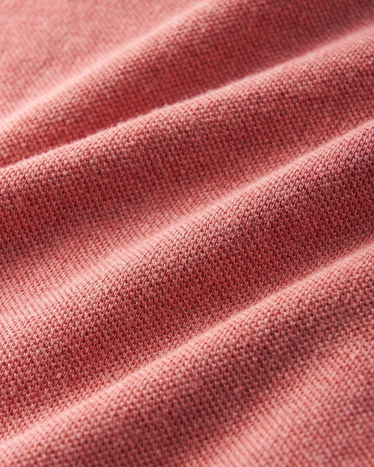 コットンヘザーポロ 詳細画像 コーラルレッド 3