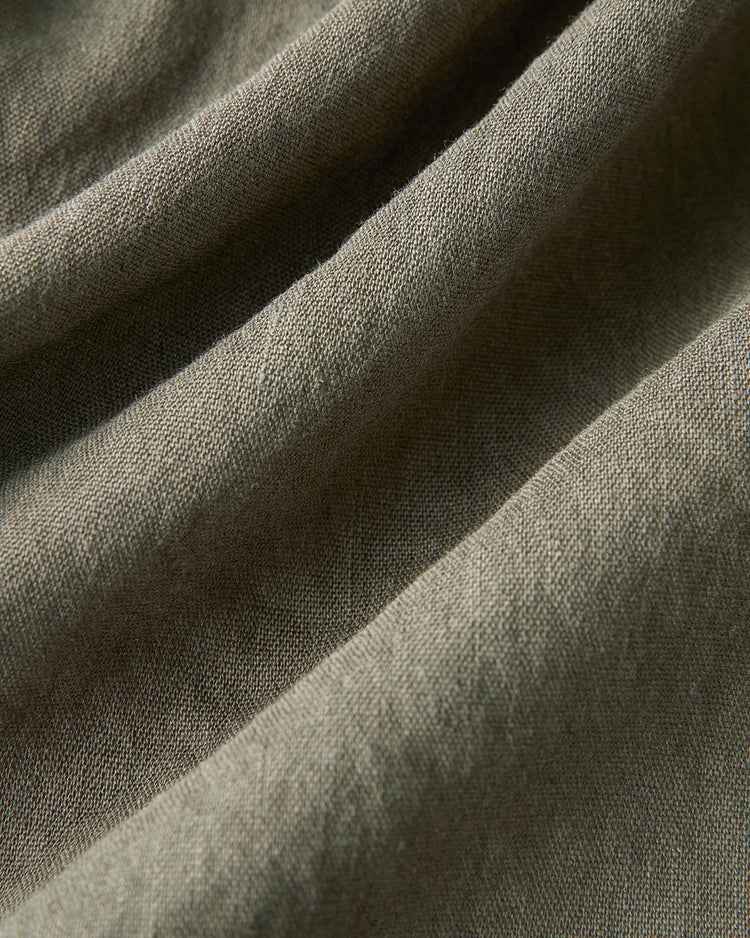 リネンストレッチライダースブルゾン 詳細画像 カーキ 4