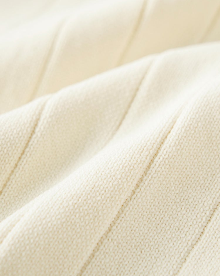 クイックドライ GOLFロゴニットベスト 詳細画像 アイボリー 4