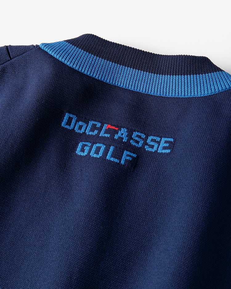 クイックドライ GOLFロゴニットベスト 詳細画像 ネイビー 4