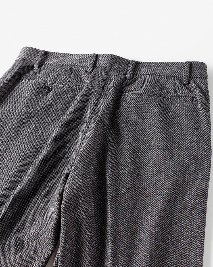 コンフォートストレッチ・ピンタックパンツ 詳細画像 チャコール千鳥 4